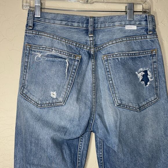 Boyish Billy easy rider high rise button fly distressed relaxed jeans - Picture 9 of 12